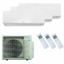 DAIKIN Perfera FTXM Multisplit Set mit 3 Innengeräten