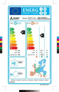 MITSUBISHI ELECTRIC Klimaanlage Kompakt Wandgerät Multi Split Set 3 x MSZ-AP25VGK / MXZ-3F68VF 3 x 2,5 kW